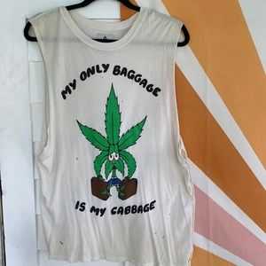UNIF-my only baggage is my cabbage Graphic Tank M